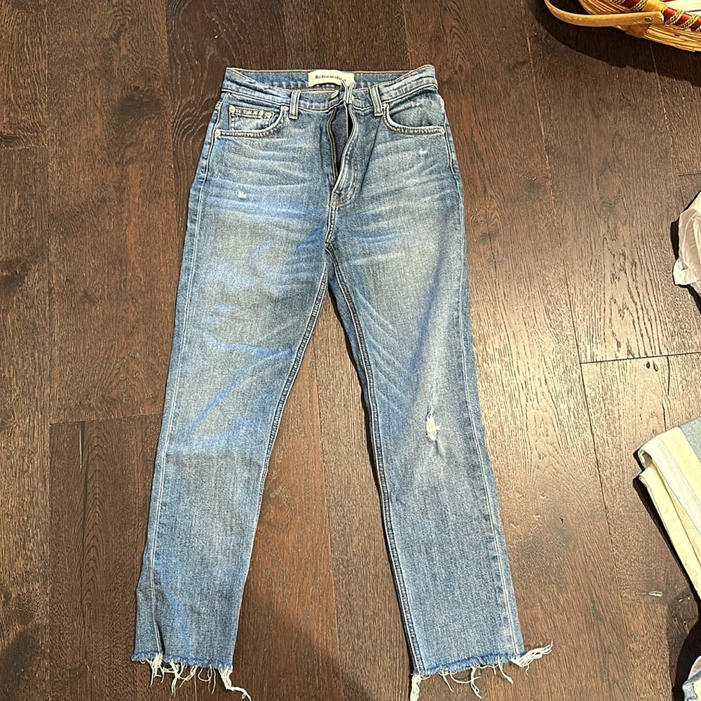 Reformation Hepburn High Skinny Jean